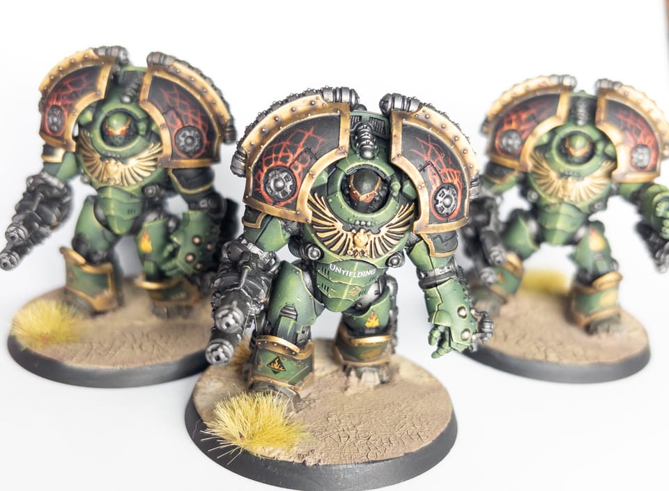 Painting Saturnine Terminators for Salamanders